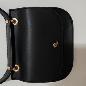 Ralph Lauren Black Leather Waist bag
